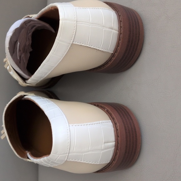 Franco Sarto Carolyn Beige Low Loafer - Picture 2 of 5